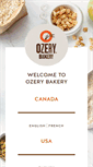Mobile Screenshot of ozerybakery.com